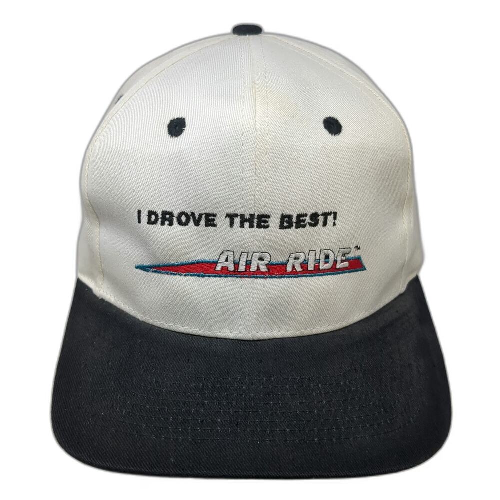 KC Snapback White One Size I Drove The Best Air Ride Green Underbrim Driver Hat